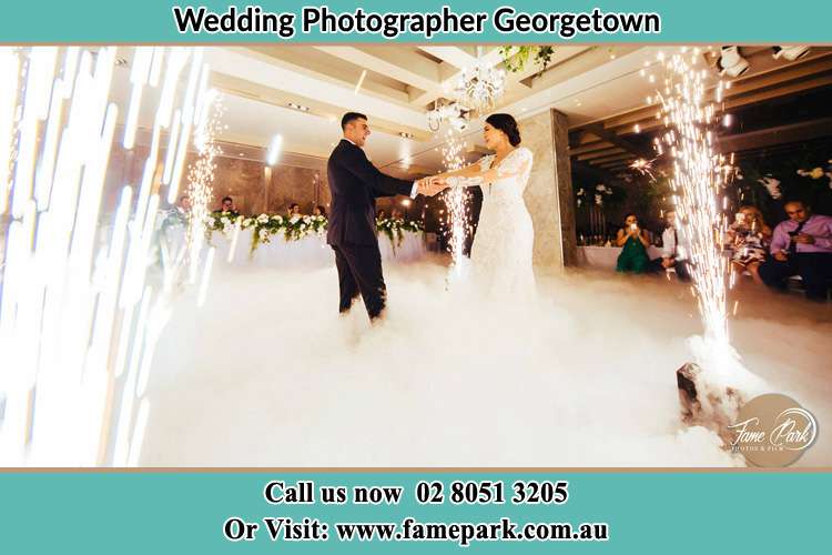 Photo of the Groom and the Bride dancing Georgetown NSW 2298